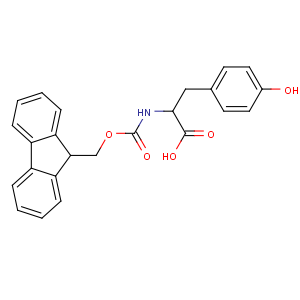 CAS No:125700-34-7 (2S)-2-(9H-fluoren-9-ylmethoxycarbonylamino)-3-(4-hydroxyphenyl)<br />propanoic acid