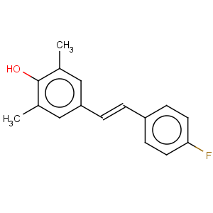 CAS No:125722-16-9 Phenol,4-[(1E)-2-(4-fluorophenyl)ethenyl]-2,6-dimethyl-