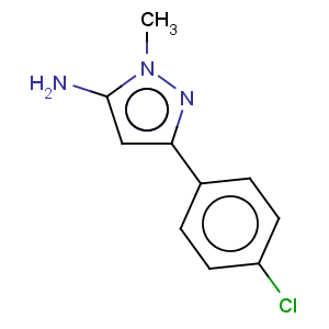 CAS No:126417-82-1 1H-Pyrazol-5-amine,3-(4-chlorophenyl)-1-methyl-