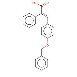 CAS No:126582-18-1 Benzeneacetic acid, a-[[4-(phenylmethoxy)phenyl]methylene]-,(E)- (9CI)