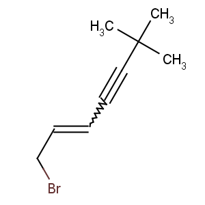 CAS No:126764-15-6 1-bromo-6,6-dimethylhept-2-en-4-yne