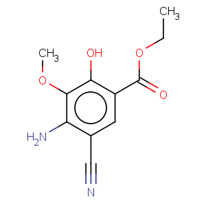 CAS No:126930-25-4 4-Amino-5-cyano-2-hydroxy-3-methoxy-benzoic acid ethyl ester