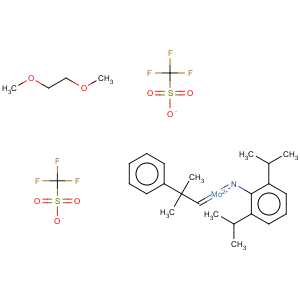 CAS No:126949-63-1 2,6-Diisopropylphenylimidoneophylidenemolybdenum(VI)bis(trifluoromethanesulfonate)dimethoxyethane adduct