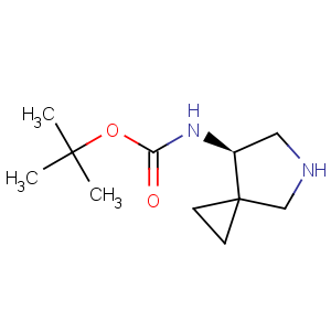 CAS No:127199-44-4 Carbamic acid,(7R)-5-azaspiro[2.4]hept-7-yl-, 1,1-dimethylethyl ester (9CI)