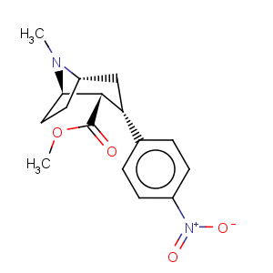 CAS No:127279-73-6 (1r,2s,3s,5s)-8-methyl-3-(4-nitro-phenyl)-8-aza-bicyclo[3.2.1]octane-2-carboxylic acid methyl ester