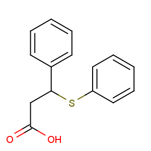 CAS No:12770-85-3 3-phenyl-3-phenylsulfanylpropanoic acid