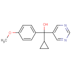 CAS No:12771-68-5 cyclopropyl-(4-methoxyphenyl)-pyrimidin-5-ylmethanol