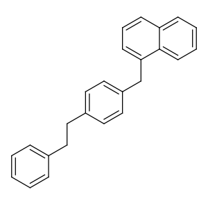 CAS No:127833-53-8 1-[[4-(2-phenylethyl)phenyl]methyl]naphthalene
