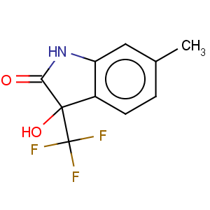 CAS No:128350-88-9 2H-Indol-2-one,1,3-dihydro-3-hydroxy-6-methyl-3-(trifluoromethyl)-