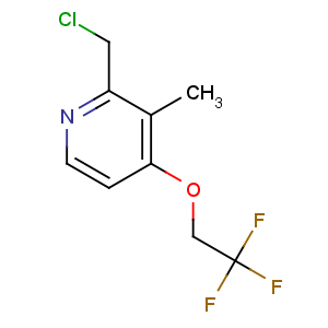 CAS No:128430-66-0 2-(chloromethyl)-3-methyl-4-(2,2,2-trifluoroethoxy)pyridine