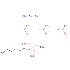 CAS No:128850-89-5 11-Oxa-3,6-diaza-10-siladodecanoicacid, 3,6-bis(carboxymethyl)-10,10-dimethoxy-, sodium salt (1:3)