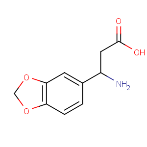 CAS No:129042-60-0 3-amino-3-(1,3-benzodioxol-5-yl)propanoic acid