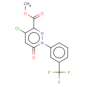 CAS No:129109-18-8 3-Pyridazinecarboxylicacid, 4-chloro-1,6-dihydro-6-oxo-1-[3-(trifluoromethyl)phenyl]-, methyl ester
