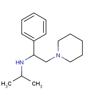 CAS No:129157-10-4 N-[(1R)-1-phenyl-2-piperidin-1-ylethyl]propan-2-amine