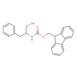 CAS No:129397-83-7 9H-fluoren-9-ylmethyl N-[(2S)-1-hydroxy-3-phenylpropan-2-yl]carbamate