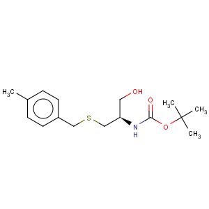 CAS No:129397-85-9 Carbamicacid, [1-(hydroxymethyl)-2-[[(4-methylphenyl)methyl]thio]ethyl]-,1,1-dimethylethyl ester, (S)- (9CI)