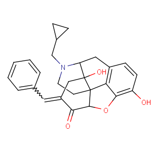 CAS No:129468-28-6 Morphinan-6-one,17-(cyclopropylmethyl)-4,5-epoxy-3,14-dihydroxy-7-(phenylmethylene)-, (5a)-