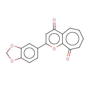 CAS No:129527-18-0 cyclohepta[b]pyran-4,9-dione2-(1,3-benzodioxol-5-yl)-