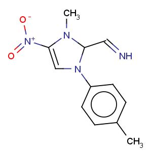 CAS No:129661-57-0 Benzenamine,4-methyl-N-[(1-methyl-5-nitro-1H-imidazol-2-yl)methylene]-