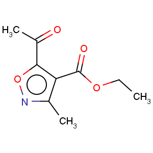 CAS No:129663-13-4 4-Isoxazolecarboxylicacid, 5-acetyl-3-methyl-, ethyl ester