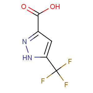 CAS No:129768-28-1 5-(trifluoromethyl)-1H-pyrazole-3-carboxylic acid