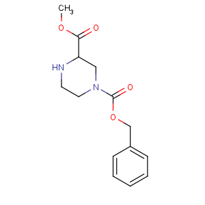 CAS No:129799-11-7 1-O-benzyl 3-O-methyl piperazine-1,3-dicarboxylate
