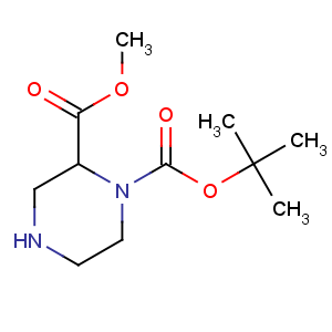 CAS No:129799-15-1 1-O-tert-butyl 2-O-methyl piperazine-1,2-dicarboxylate