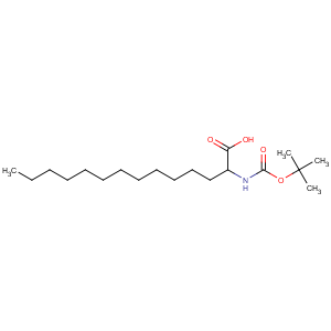 CAS No:129850-62-0 Tetradecanoic acid,2-[[(1,1-dimethylethoxy)carbonyl]amino]-