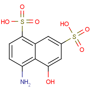 CAS No:130-23-4 4-amino-5-hydroxynaphthalene-1,7-disulfonic acid