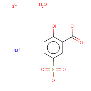 CAS No:1300-61-4 Benzoic acid,2-hydroxy-5-sulfo-, sodium salt, hydrate (1:1:2)