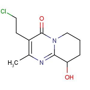 CAS No:130049-82-0 3-(2-chloroethyl)-9-hydroxy-2-methyl-6,7,8,9-tetrahydropyrido[1,<br />2-a]pyrimidin-4-one