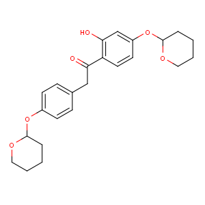 CAS No:130064-21-0 1-[2-hydroxy-4-(oxan-2-yloxy)phenyl]-2-[4-(oxan-2-yloxy)phenyl]ethanone