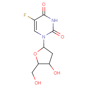 CAS No:130343-15-6 5-fluoro-1-[(2R,4S,<br />5R)-4-hydroxy-5-(hydroxymethyl)oxolan-2-yl]pyrimidine-2,4-dione