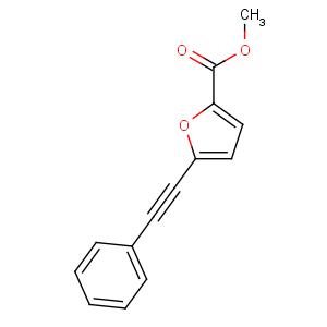 CAS No:130423-85-7 methyl 5-(2-phenylethynyl)furan-2-carboxylate
