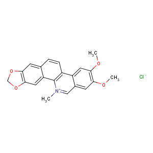 CAS No:13063-04-2 2,3-dimethoxy-12-methyl-[1,3]benzodioxolo[5,<br />6-c]phenanthridin-12-ium