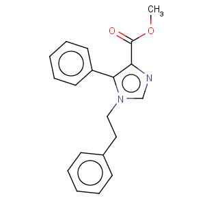 CAS No:130740-21-5 1H-Imidazole-4-carboxylicacid, 5-phenyl-1-(2-phenylethyl)-, methyl ester