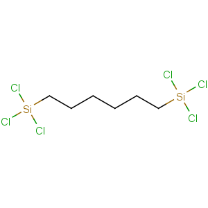 CAS No:13083-94-8 Silane,1,1'-(1,6-hexanediyl)bis[1,1,1-trichloro-