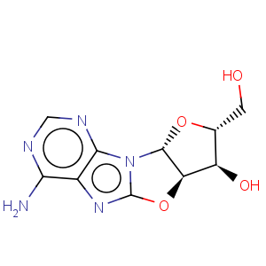 CAS No:13089-44-6 Furo[2',3':4,5]oxazolo[3,2-e]purine-8-methanol,4-amino-6a,7,8,9a-tetrahydro-7-hydroxy-, (6aS,7R,8R,9aR)-