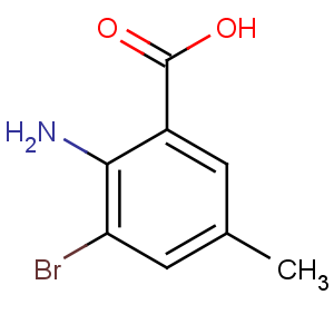 CAS No:13091-43-5 2-amino-3-bromo-5-methylbenzoic acid