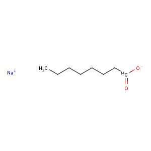 CAS No:13095-58-4 Octanoic-1-14C acid,sodium salt (9CI)