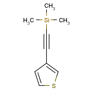 CAS No:130995-13-0 trimethyl(2-thiophen-3-ylethynyl)silane