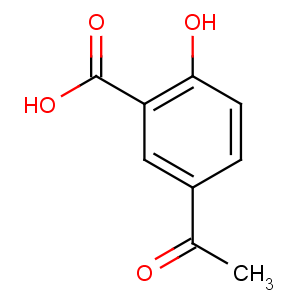CAS No:13110-96-8 5-acetyl-2-hydroxybenzoic acid