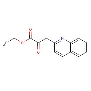 CAS No:13119-76-1 ethyl 2-oxo-3-quinolin-2-ylpropanoate