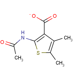 CAS No:13130-40-0 3-Thiophenecarboxylicacid, 2-(acetylamino)-4,5-dimethyl-