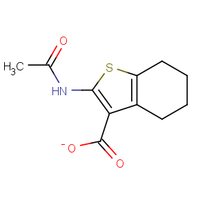 CAS No:13130-43-3 Benzo[b]thiophene-3-carboxylicacid, 2-(acetylamino)-4,5,6,7-tetrahydro-