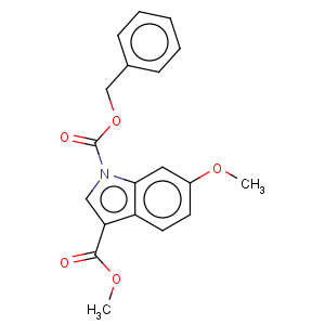 CAS No:131424-26-5 1H-Indole-1,3-dicarboxylicacid, 6-methoxy-, 3-methyl 1-(phenylmethyl) ester