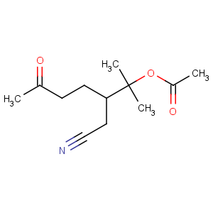 CAS No:131447-89-7 Heptanenitrile,3-[1-(acetyloxy)-1-methylethyl]-6-oxo-