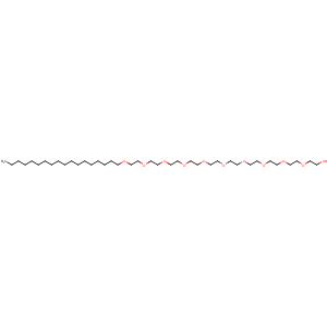 CAS No:13149-86-5 2-[2-[2-[2-[2-[2-[2-[2-[2-(2-octadecoxyethoxy)ethoxy]ethoxy]ethoxy]<br />ethoxy]ethoxy]ethoxy]ethoxy]ethoxy]ethanol