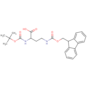 CAS No:131570-57-5 (2R)-4-(9H-fluoren-9-ylmethoxycarbonylamino)-2-[(2-methylpropan-2-yl)<br />oxycarbonylamino]butanoic acid