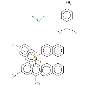 CAS No:131614-43-2 Chloro[(R)-(+)-2,2'-bis(di-p-tolylphosphino)-1,1'-binaphthyl](p-cymene)ruthenium(II) chloride